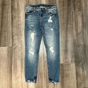 Miss Me Select Standard Ankle Skinny Stretch Jeans - 28